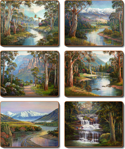 Away from it all Coasters Set of 6