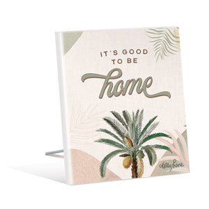 Sentiment Plaque 12x15 Royal Palms HOME