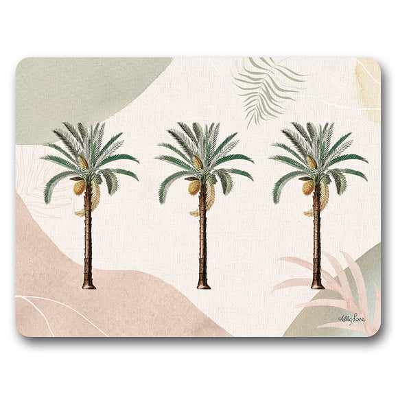 Placemat S/6 34x26.5 Royal Palms ABSTRACT