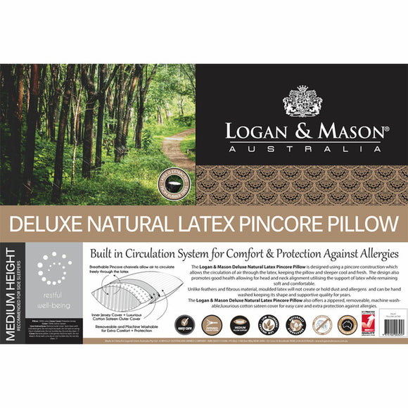 Deluxe Natural Latex Pincore Pillow