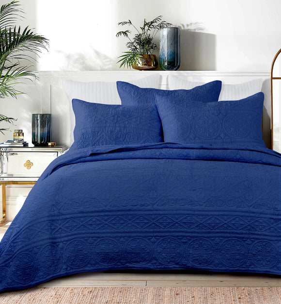 Classic Navy Coverlet