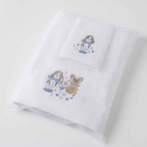 Pawsome Bath Towel & Face Washer in Organza Bag