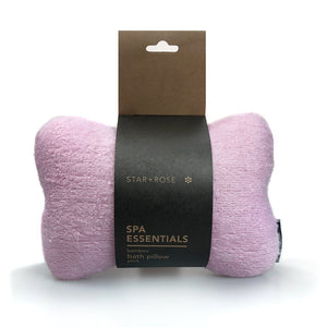 Bamboo Bath Pillow Pink