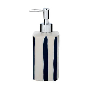 Hastings Ceramic Dispenser 7.5x19cm White/Navy