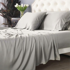 Park Avenue 500 Thread count Natural Bamboo Cotton Sheet Set - Dove