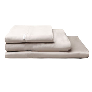 400TC Egyptian Cotton Sateen Sheet Set by Logan and Mason - Linen