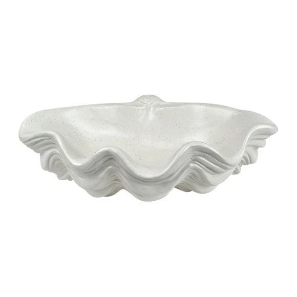 Clam Ceramic Bowl 40x13.5cm- Ivory