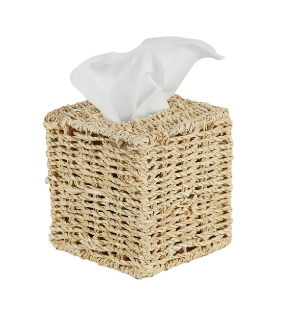 Yuki Seagrass Tissue Box 14x15cm Natural