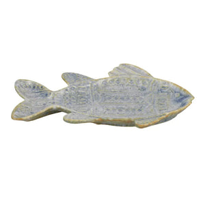 Rivage Ceramic Fish Dish 16x10cm Blue